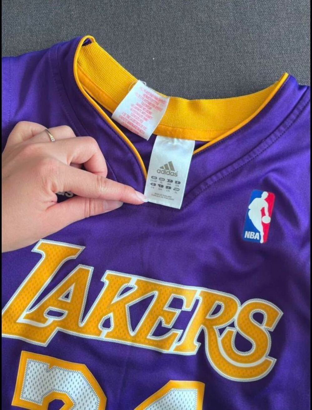 Maillot mythique authentique Lakers Kobe Bryant Vêtements