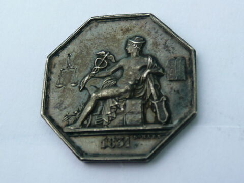 Jeton Commissaires Experts du Gouvernement 1831 51 Bordeaux (33)