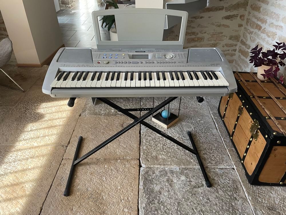 Synth&eacute;tiseur Yamaha PSR 290 avec son support Audio et hifi