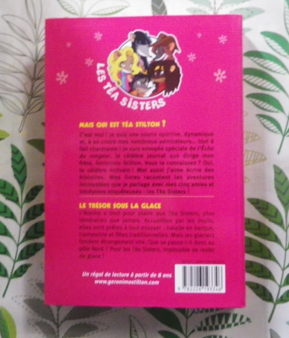 TEA STILTON n&deg;7 LE TRESOR SOUS LA GLACE Albin Michel Jeuness Livres et BD