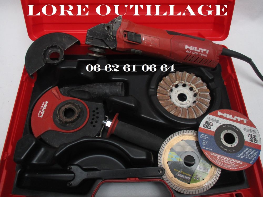 HILTI AG 125-19SE
Meuleuse / Disqueuse Bricolage