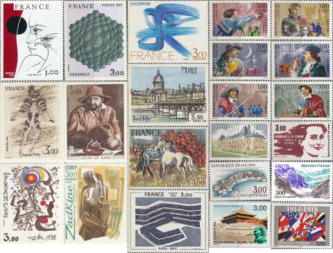 Timbre de collection France en franc 2F80  3F00 NEUF
0 Aubin (12)