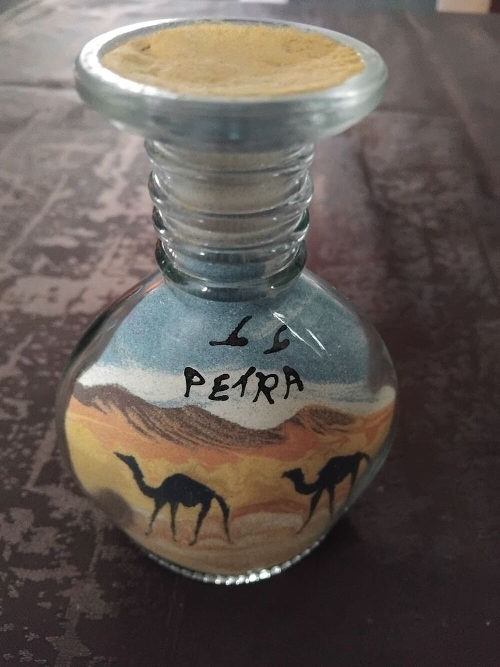 Vase contenant du sable Décoration