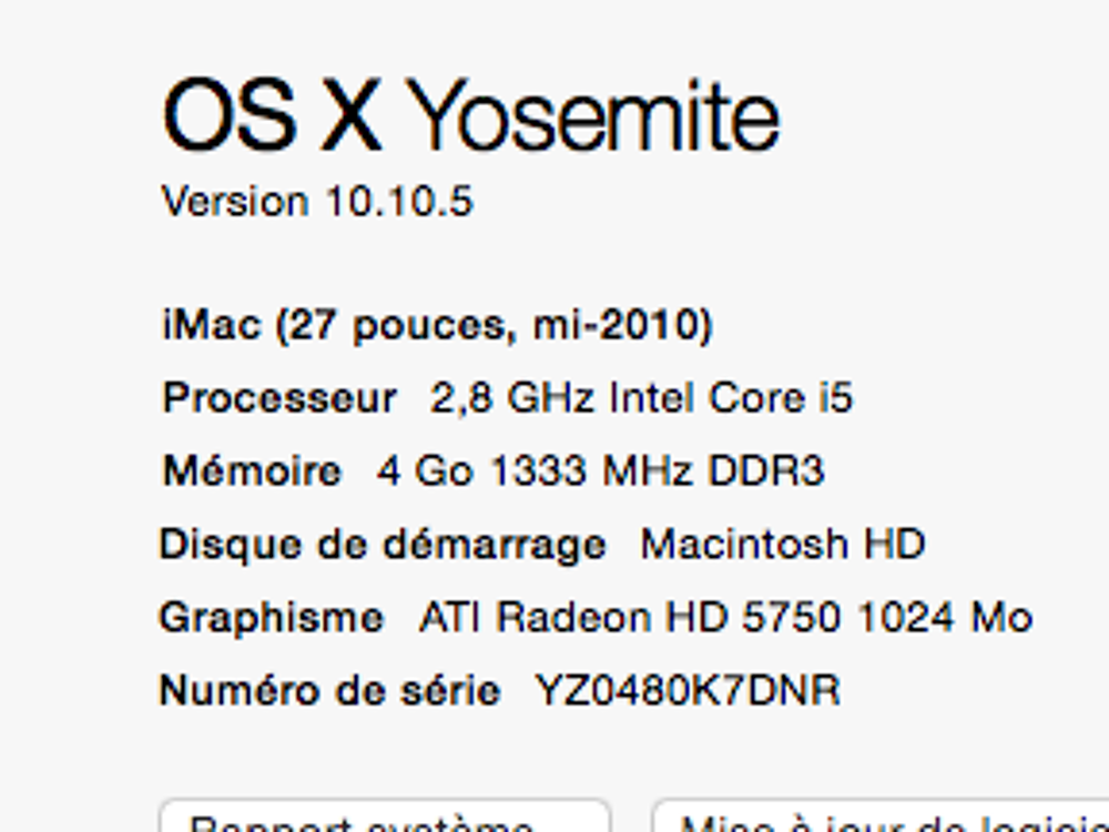 APPLE Imac 27 pouces reconditionnement Matériel informatique