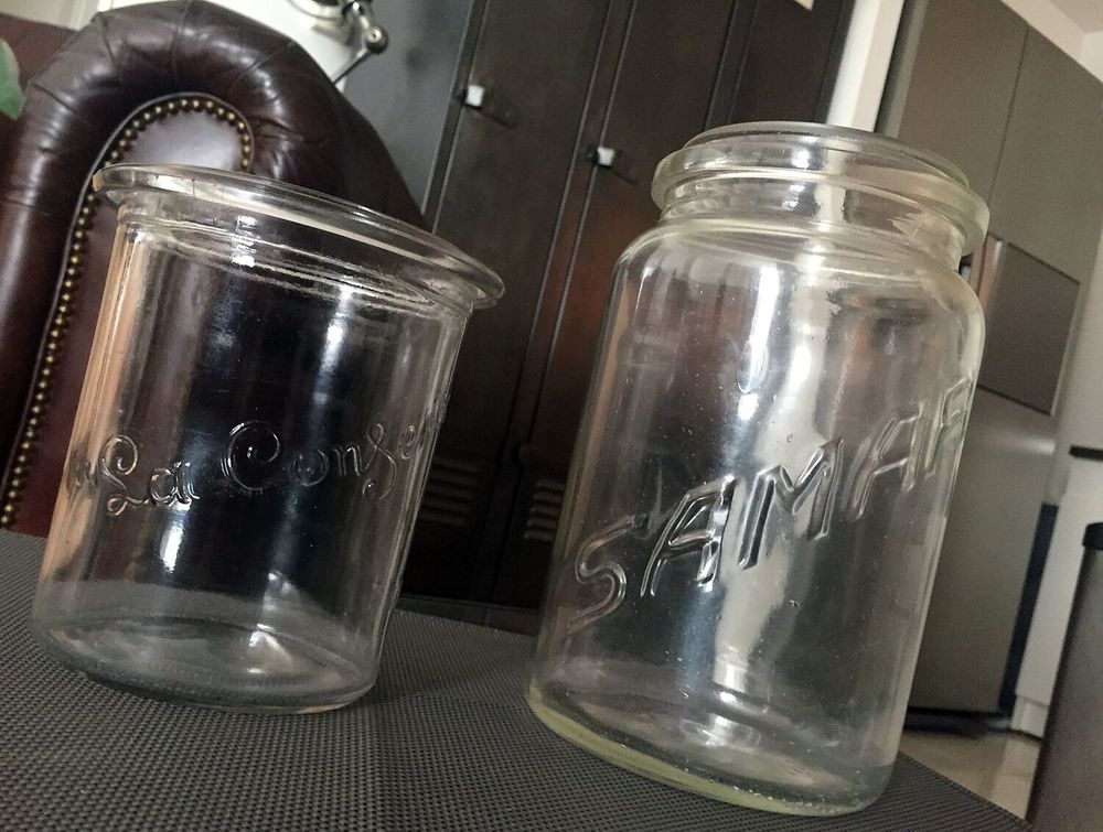 Lot de 2 bocaux en verre - mrtsteph D�coration