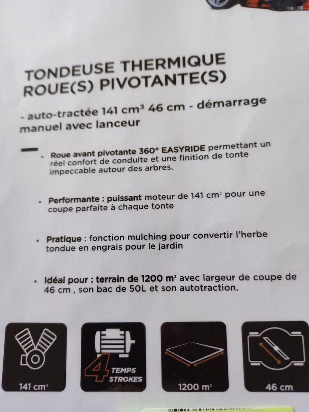 tondeuse &agrave; gazon Jardin
