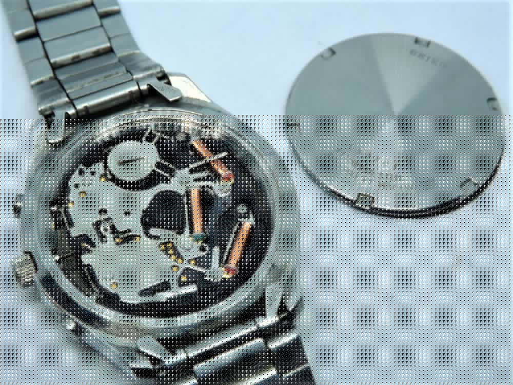 Tr&egrave;s belle chrono Seiko 'sports' 1/10 sec V657-7100 2001 Bijoux et montres