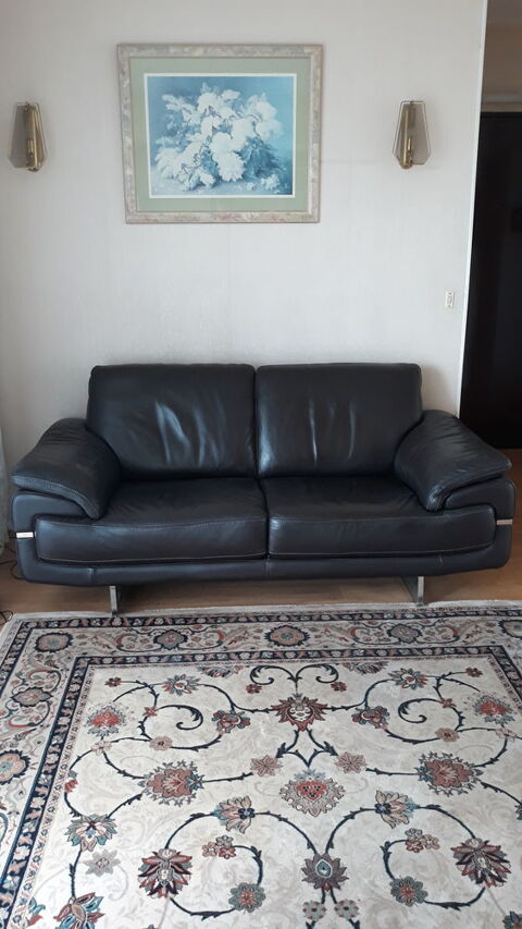  Canap fixe, en cuir marron, largeur : 1,80 m
Bon tat
300 Antony (92)