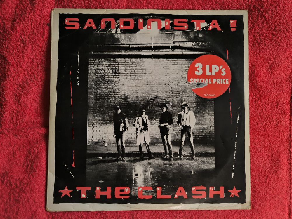 VINYLE 3 LP THE CLASH SANDINISTA ! CD et vinyles