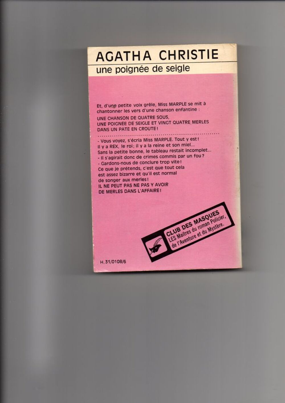 Livre Agatha Christie Livres et BD