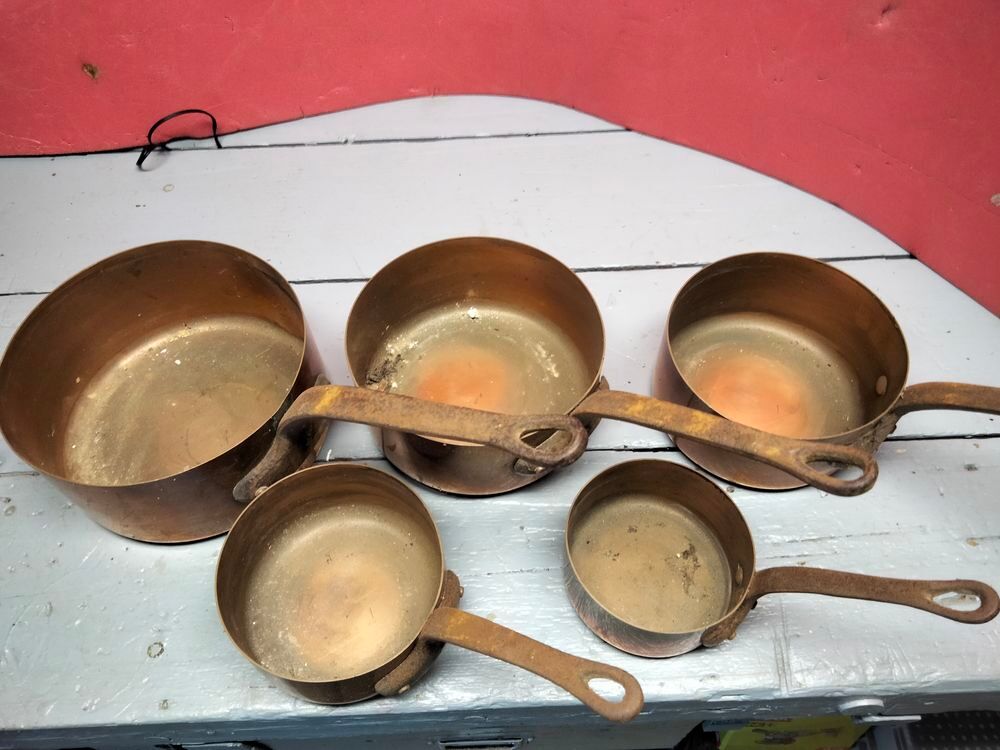 Casseroles en cuivre Décoration