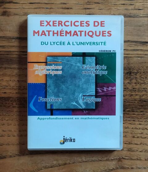 Exercices de mathématiques du lycée à l'université 5 Émerainville (77)