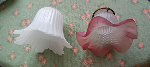 Tulipes anciennes en verre x 2 12 Cr�teil (94)