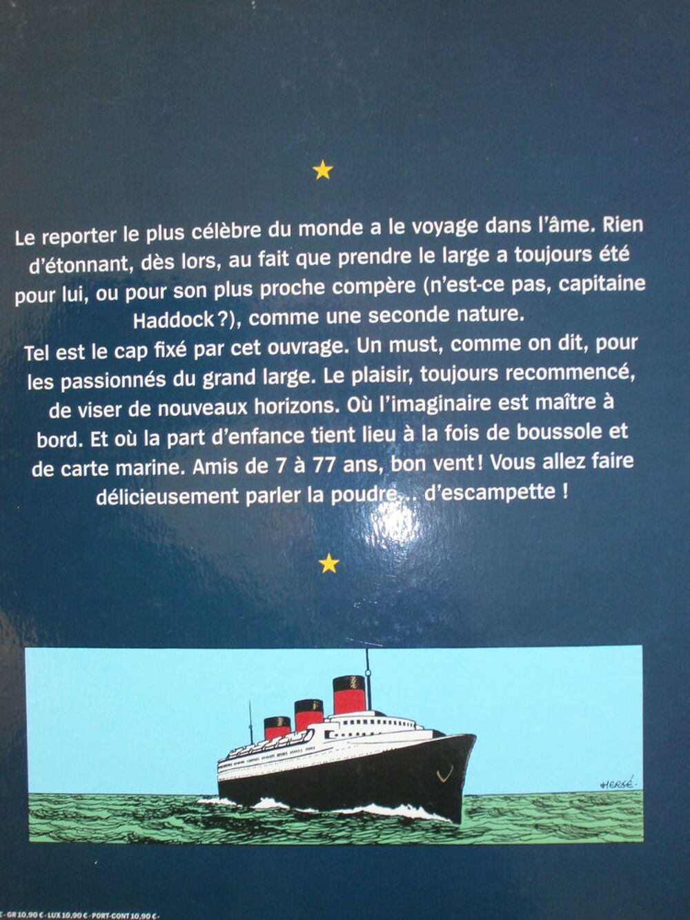 album tintin &amp; la mer prix 10€ Livres et BD