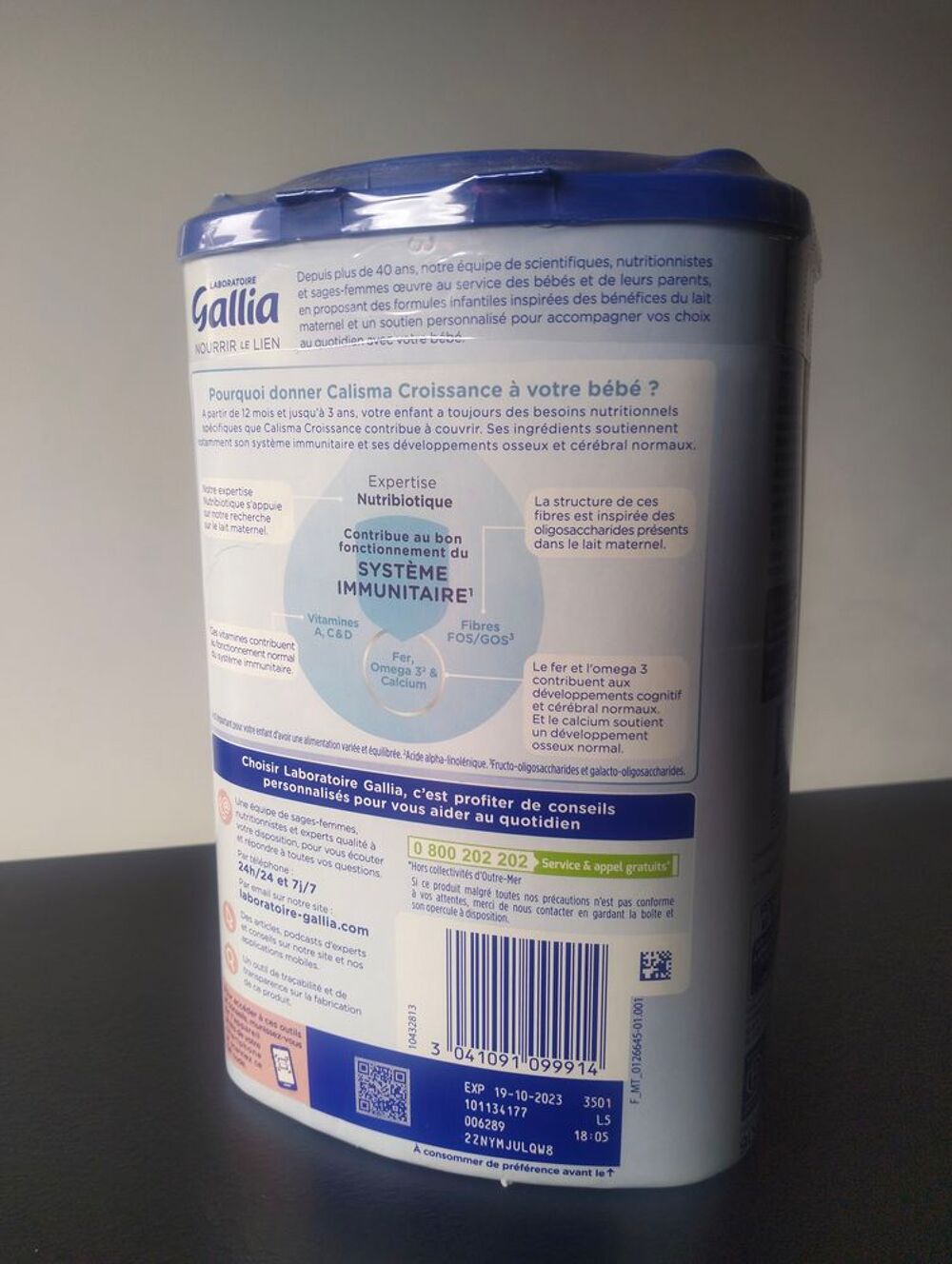 Lait en poudre Gallia callisma 3 Puériculture
