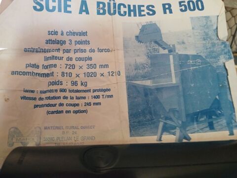 Scie &agrave; b&ucirc;ches 500 11120 Sainte-valière