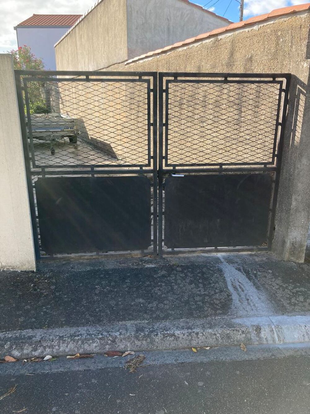 portail de cl&ocirc;ture m&eacute;tallique Bricolage