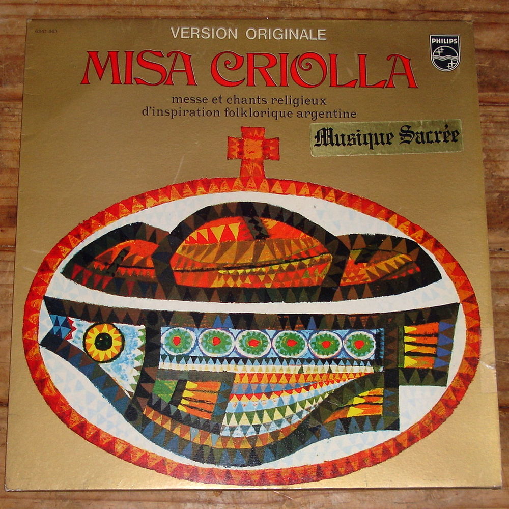 MISA CRIOLLA -33t- CHANTS D'INSPIRATION FOLKL. ARGENTINE CD et vinyles