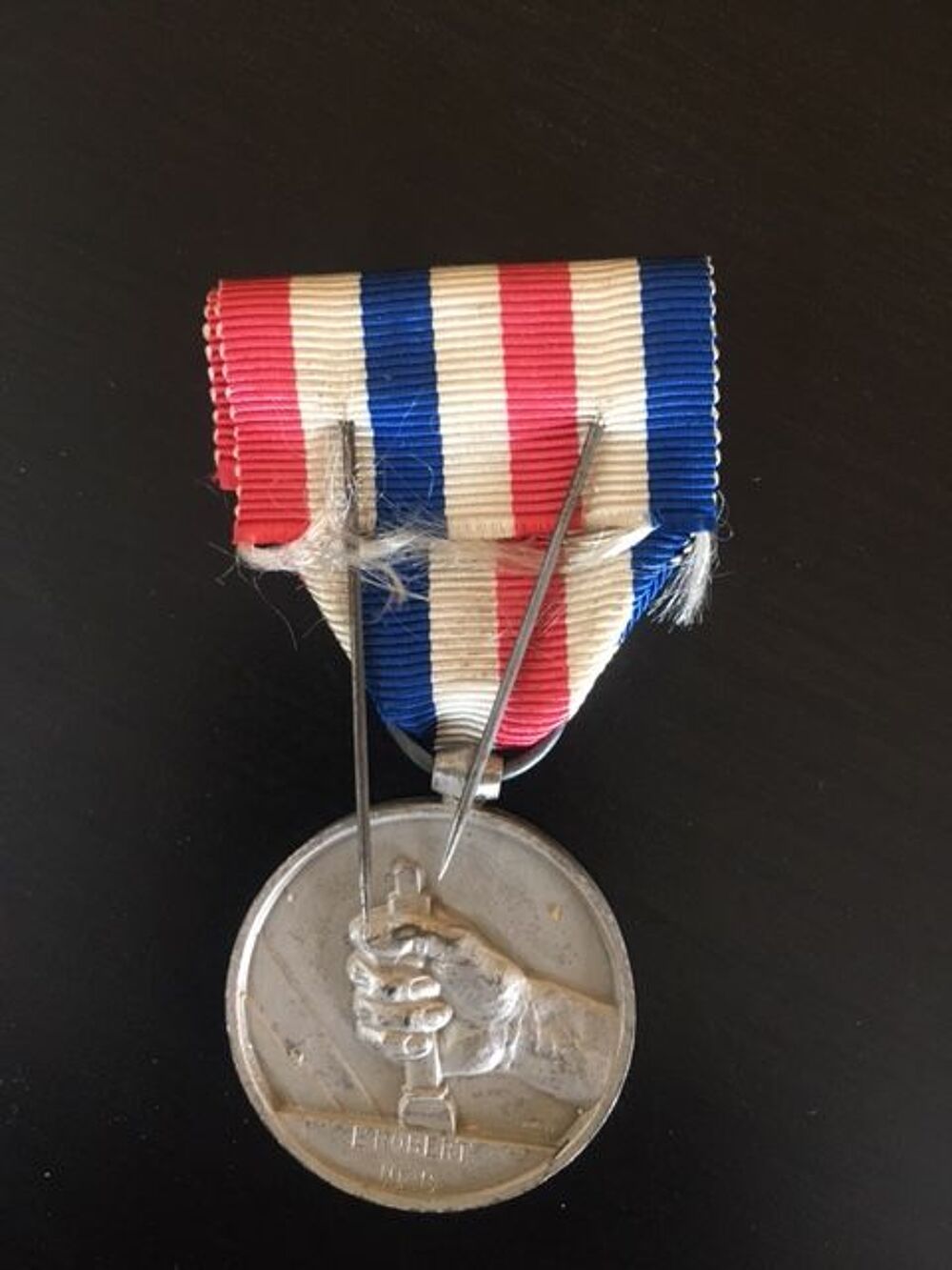 M&eacute;daille des cheminots Argent 
