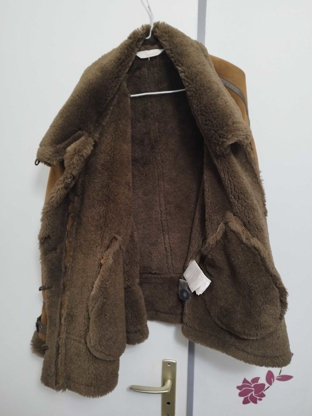 Blouson d'hiver femme Cama&iuml;eu fourrure &agrave; l'int&eacute;rieur taille xl Vêtements