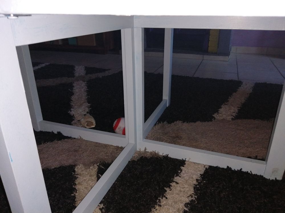 TABLE SALON BOIS PEINT Meubles