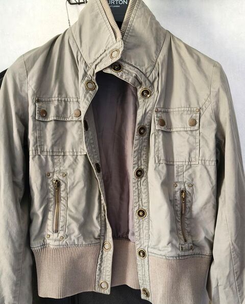 Veste aviateur femme Kaki clair t L Camaïeu 20 Lecelles (59)