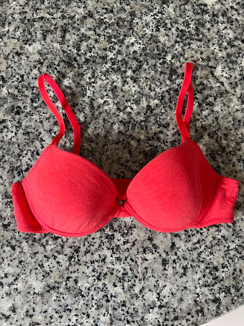Soutien-Gorge Tezenis Rouge Coton Taille 90B ? Neuf 10 Céret (66)