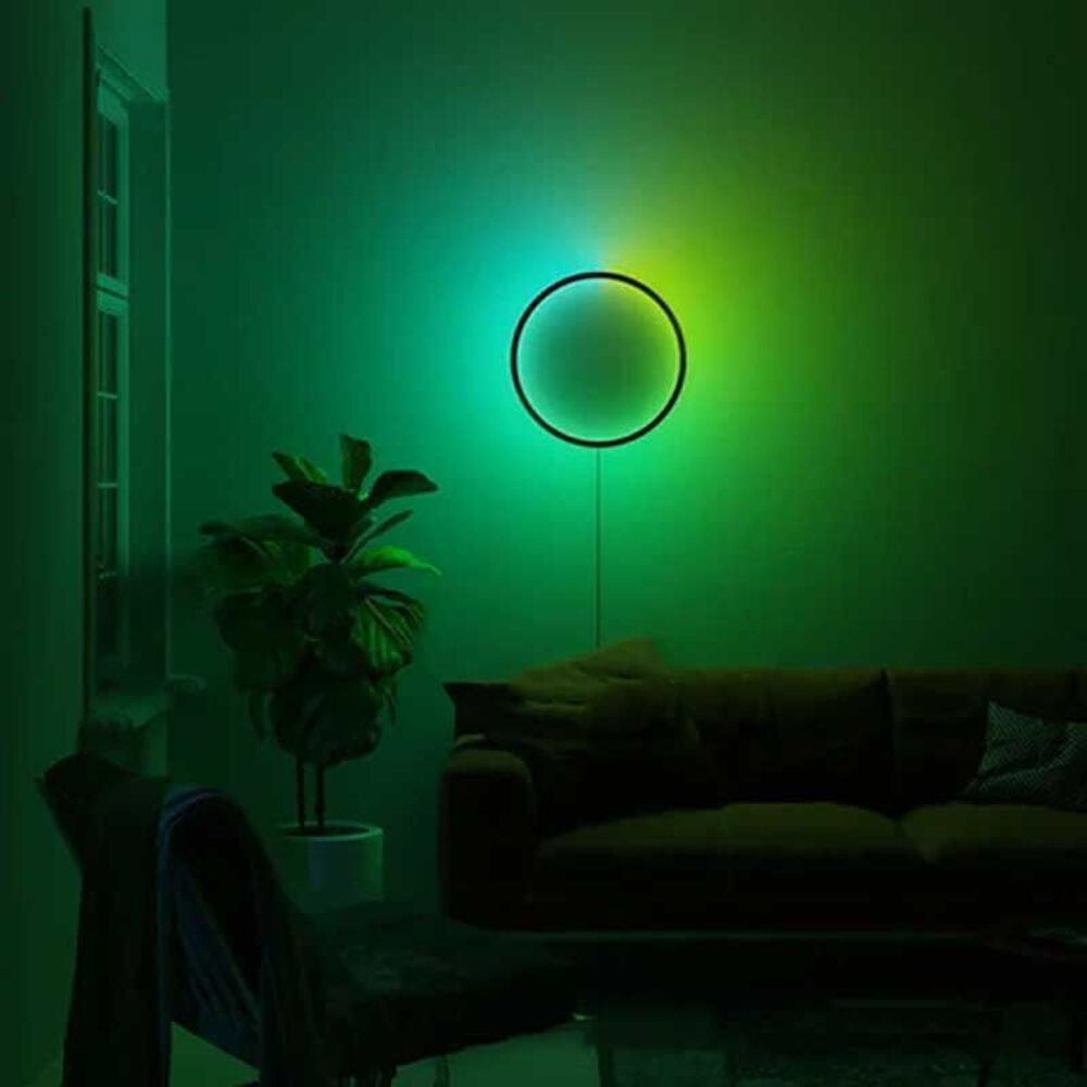 Applique Murale Ronde RGB 100W avec + de 200 effets uniques Décoration