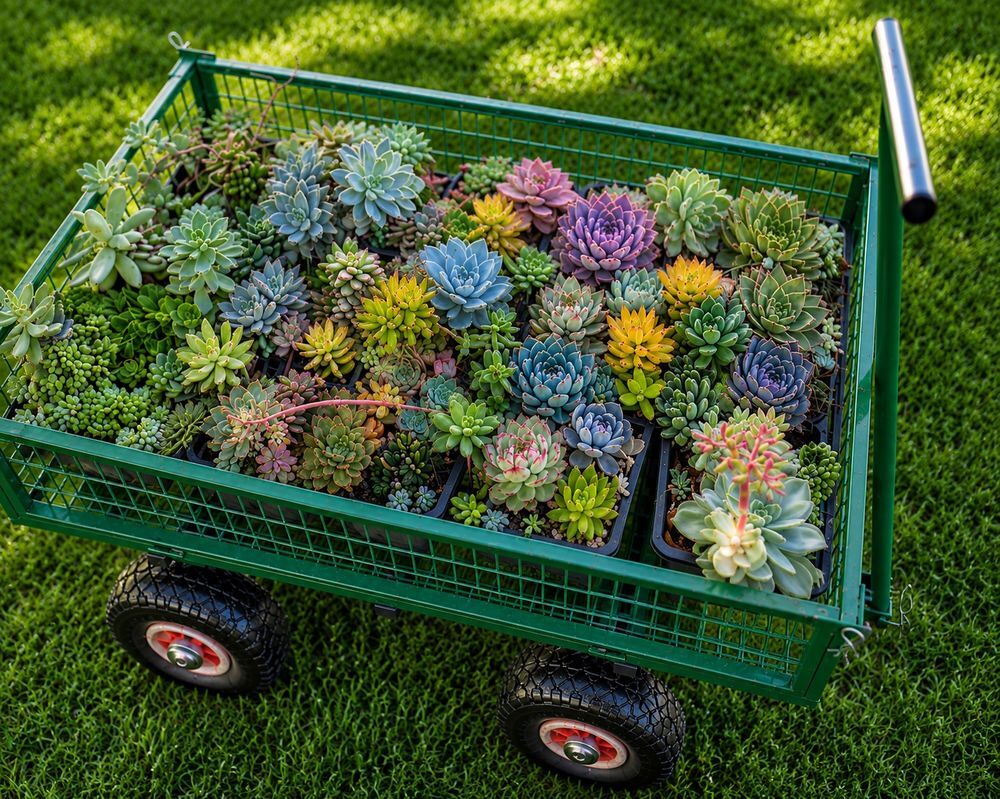 Boutures de plantes succulentes - plusieurs lots Jardin