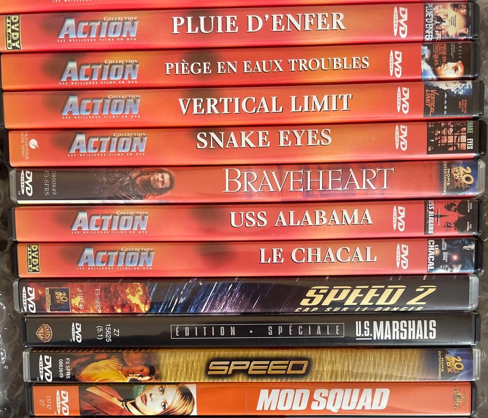 DVD lot 1 - 50 % pour 5 articles jusqu'&agrave; la mi mars DVD et blu-ray