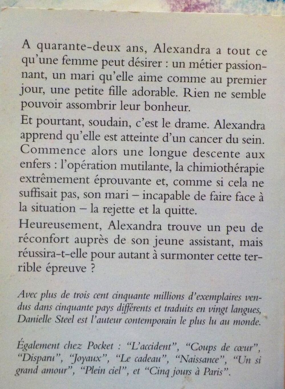 2 Danielle STEEL : LA FOUDRE et LE CADEAU Ed. Pocket Livres et BD
