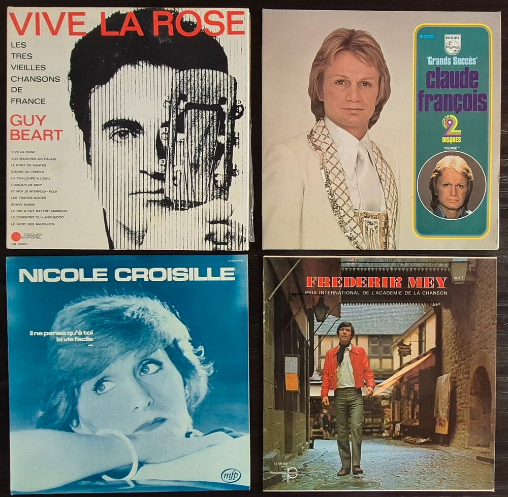 Vinyles 33t vari&eacute;t&eacute; fran&ccedil;aise CD et vinyles