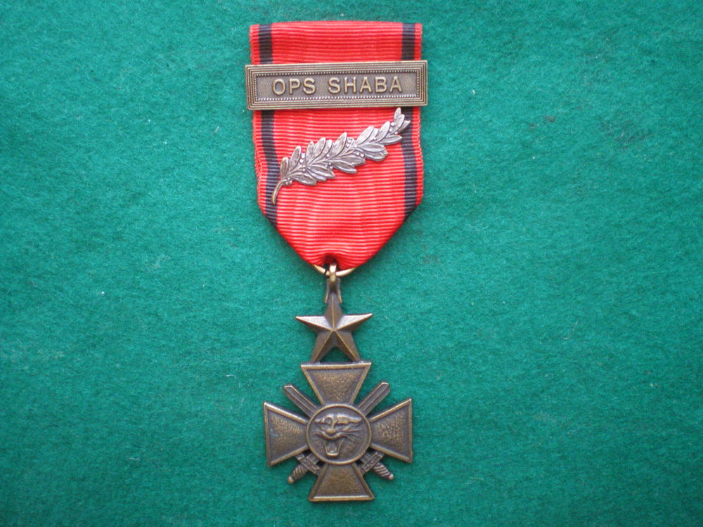 M&eacute;daille de Bravoure du Za&iuml;re. 