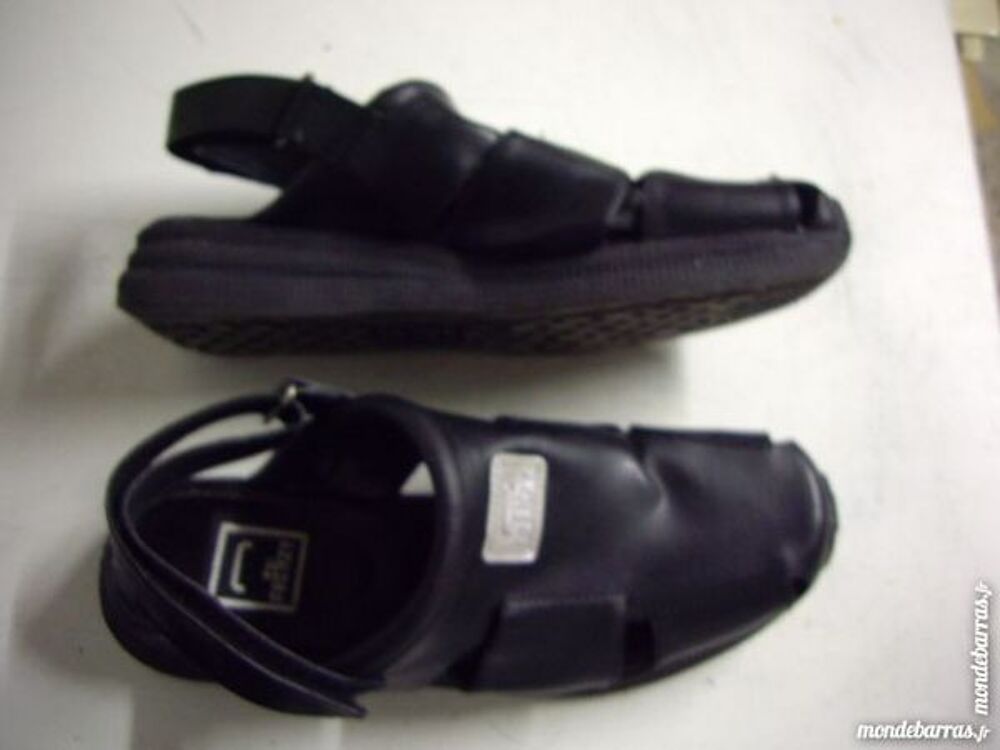 Derbys Noir &agrave; sangle scratch pt 39 Chaussures