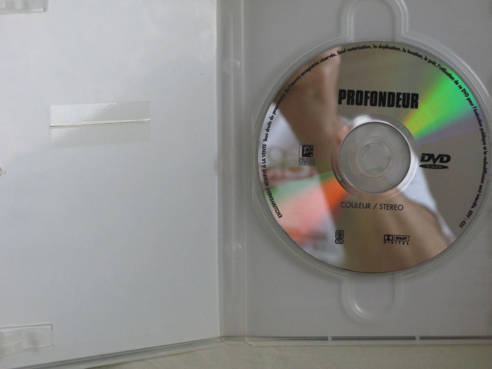 profondeur DVD et blu-ray