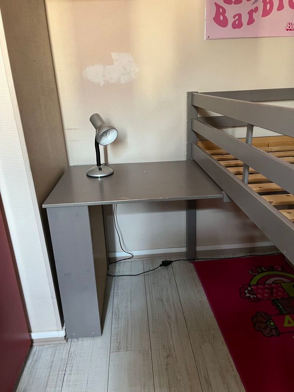 lit mezzanine enfant mi hauteur Meubles