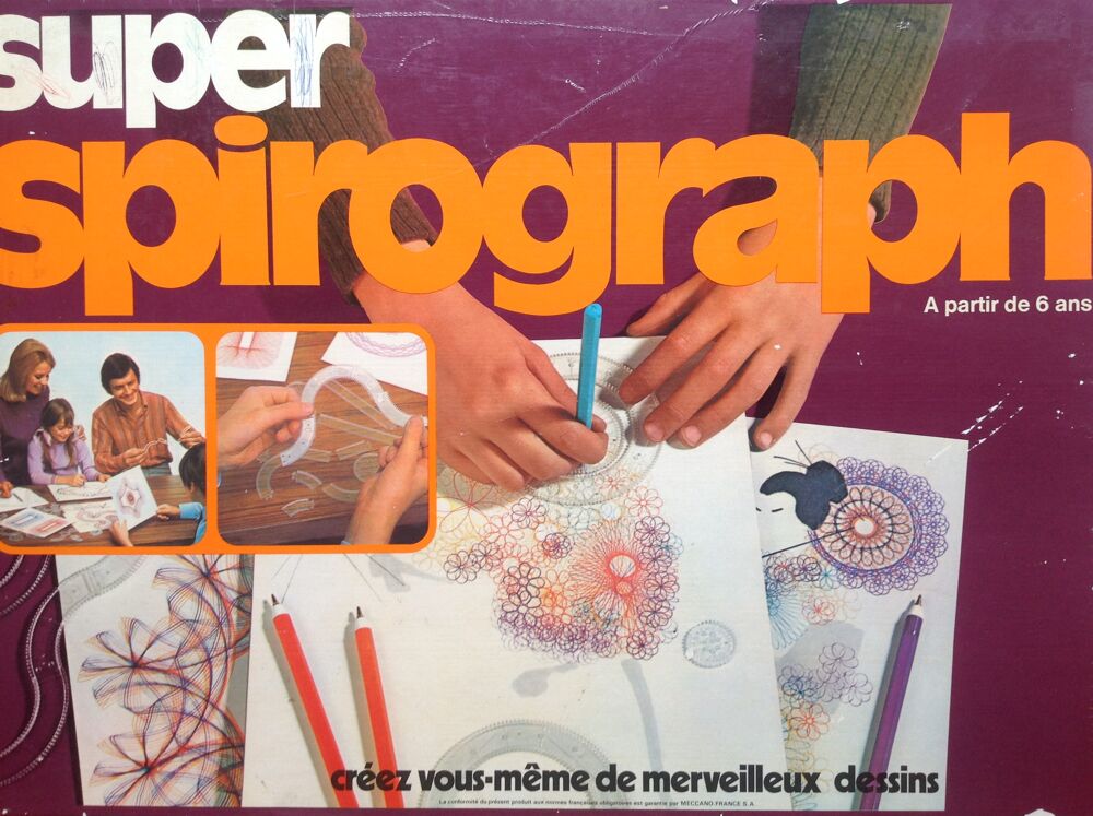 SUPER SPIROGRAPH CR&Eacute;EZ DE MERVEILLEUX DESSINS Envoi Possible Jeux / jouets