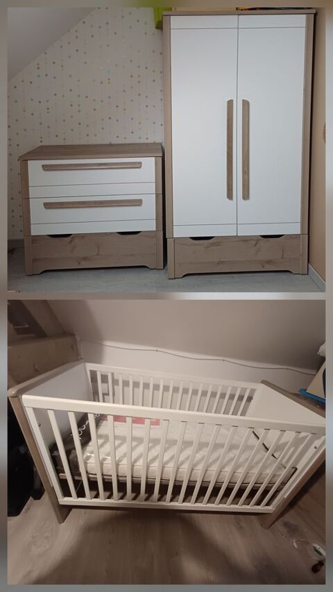 Chambre compl�te �volutive b�b�/enfant marque Galipette Ligni�res (18)