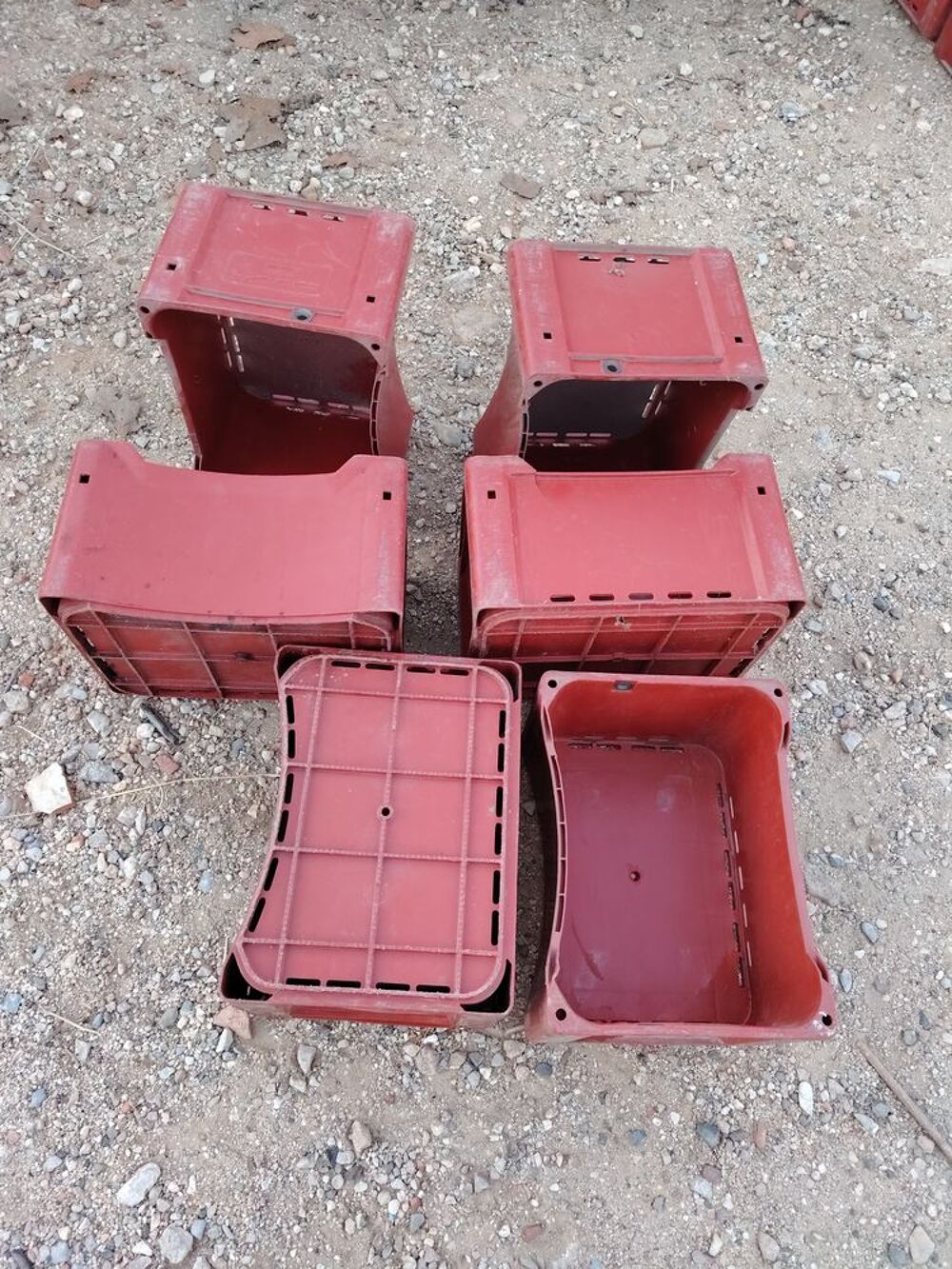 Caisses plastiques transport 30x40x21h allibert Bricolage