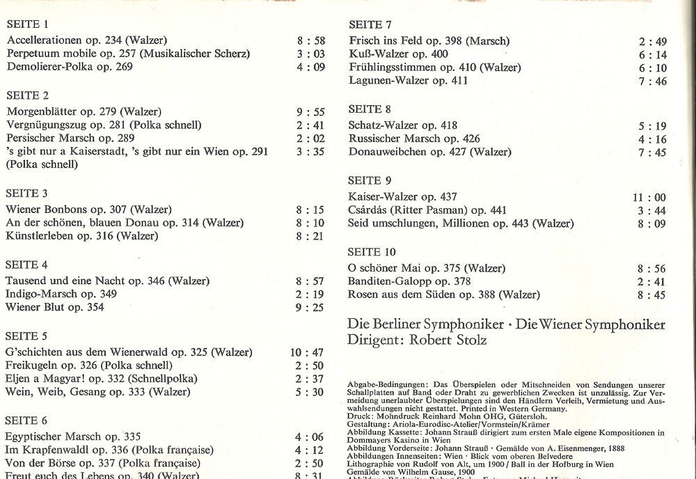 Strauss Wien im Walzertakt CD et vinyles