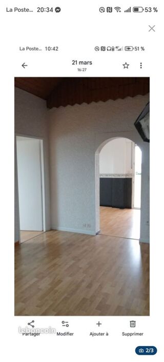  Appartement � louer 2 pi�ces 53 m�
