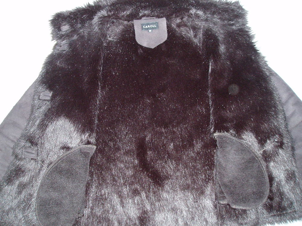 Manteau CAROLL Daim 38/40 neuf Vêtements