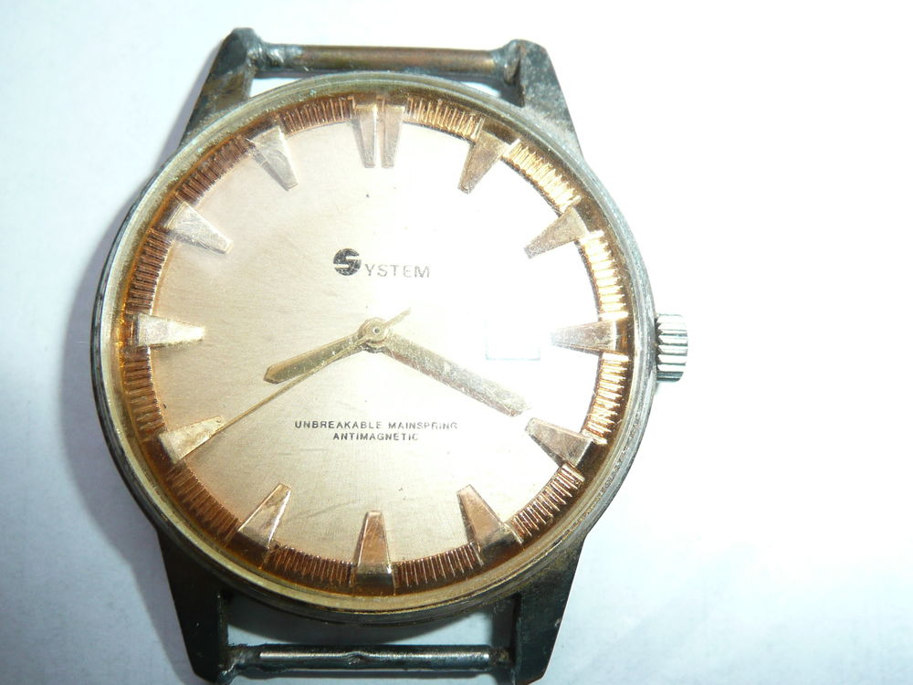 Vieille Montre M&eacute;canique Syst&egrave;m sans pile Bijoux et montres