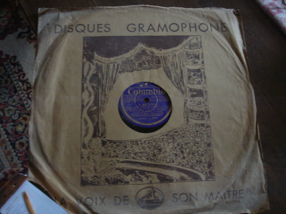 disques de gramophone 