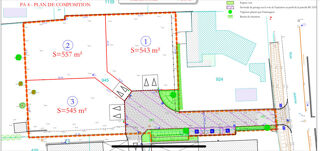  Terrain  vendre 550 m