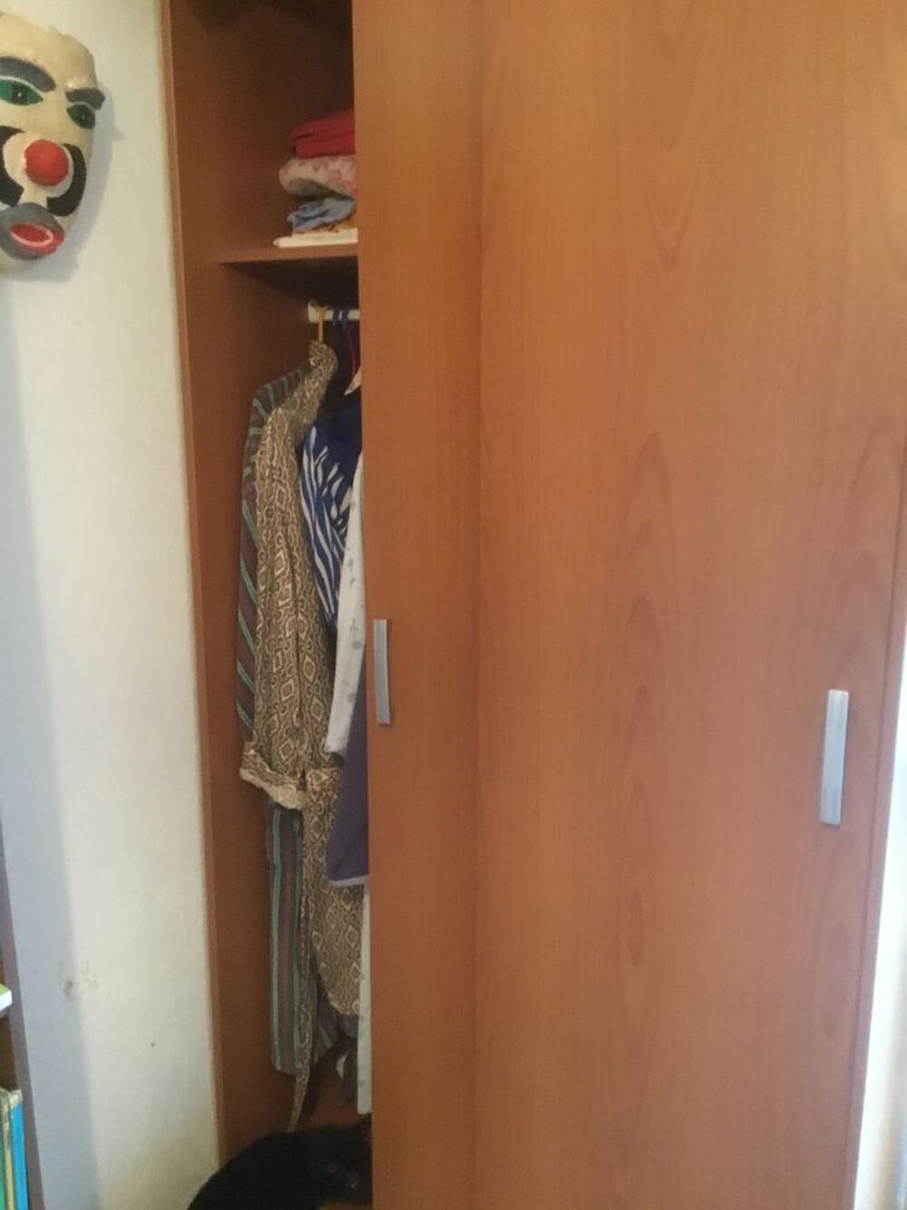 Armoire penderie coloris ch&ecirc;ne Meubles