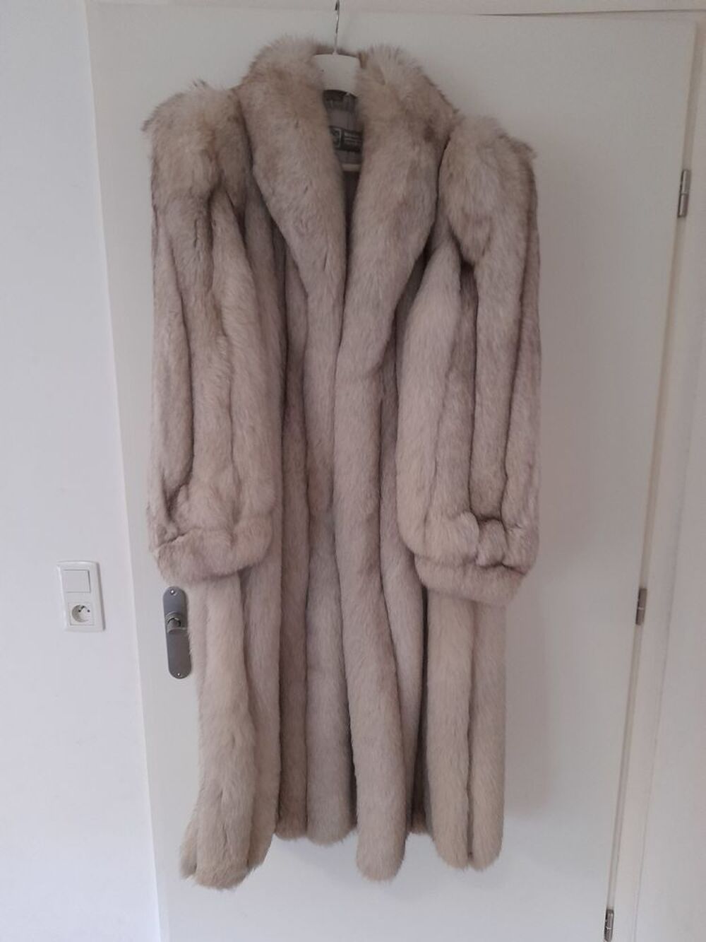 Manteau fourrure renard bleu Vêtements