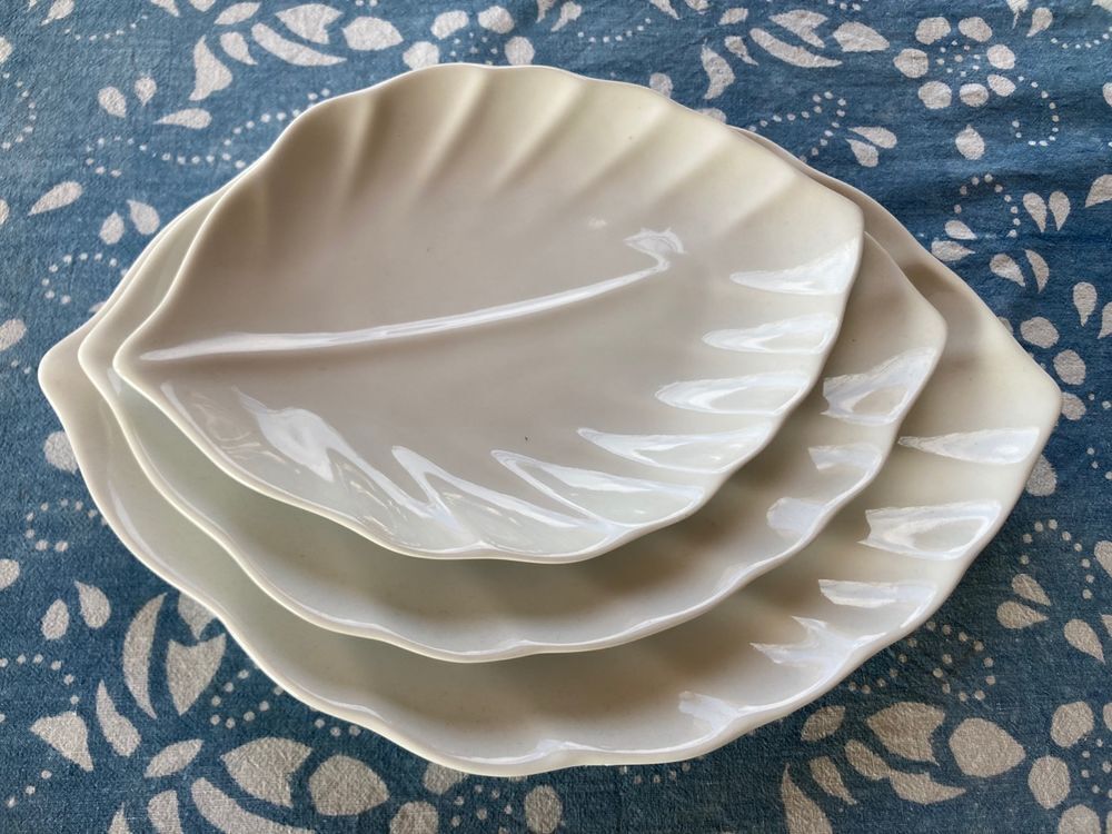 Lot 3 plats forme feuille Cuisine