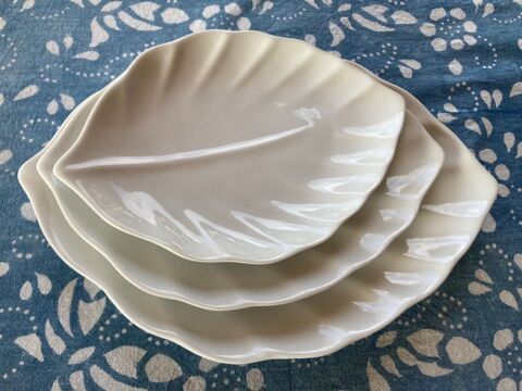 Lot 3 plats forme feuille 12 Cachan (94)
