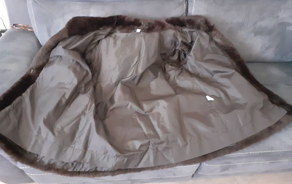 Manteau marron Vtements